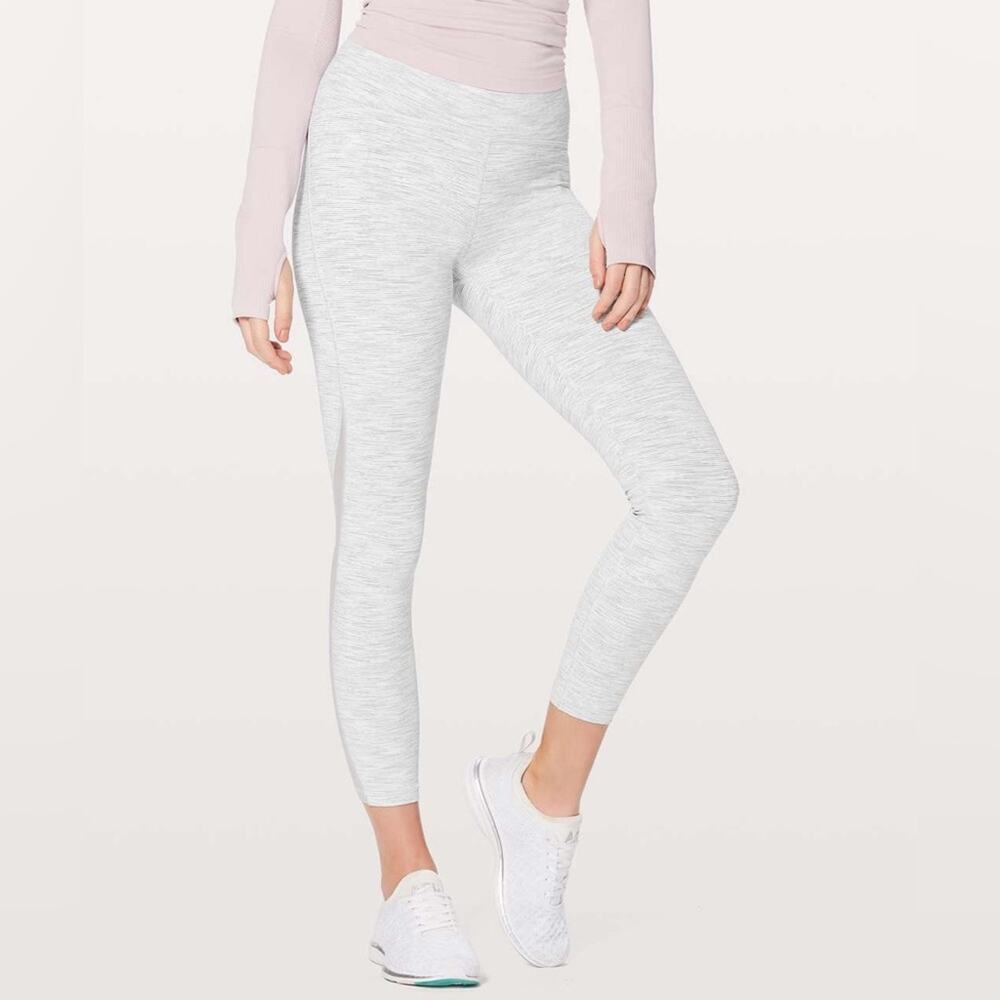 Lululemon Train Times 7/8 Pant 25" Leggings Wee Are From Space Nimbus Size 10